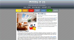Desktop Screenshot of maids-rus.com